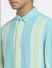 Sky Blue Striped Full Sleeves Shirt_405819+5