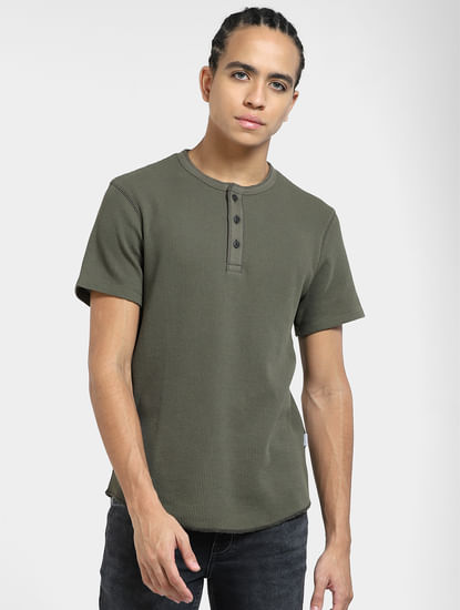 Green Henley T-shirt