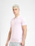 Light Pink Polo Neck T-shirt_405825+3