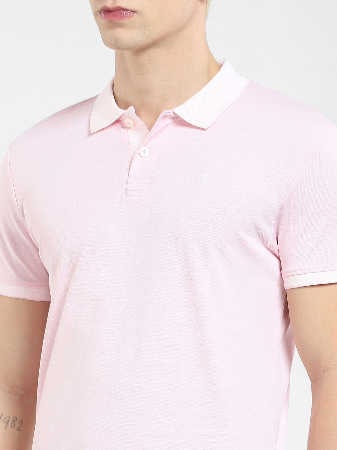 Baby pink deals polo neck