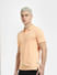 Orange Polo Neck T-shirt_405827+3