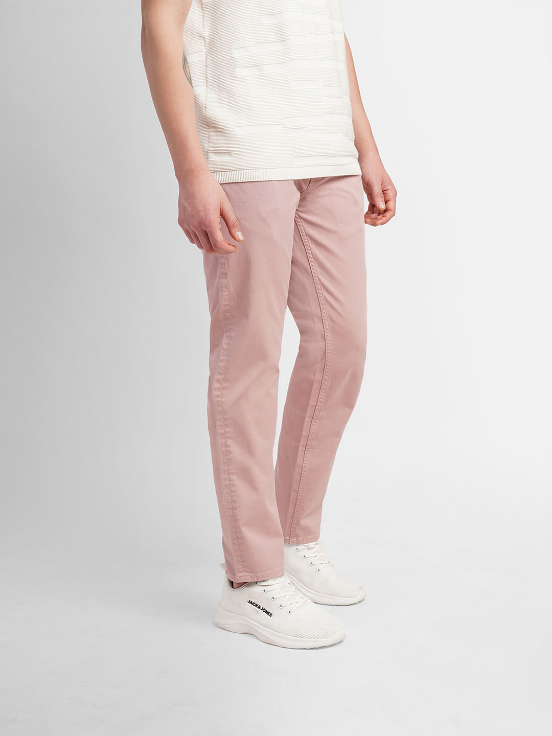 Go Colors Trousers and Pants : Buy Go Colors Women Dusty Pink Chinos  Trousers Online | Nykaa Fashion