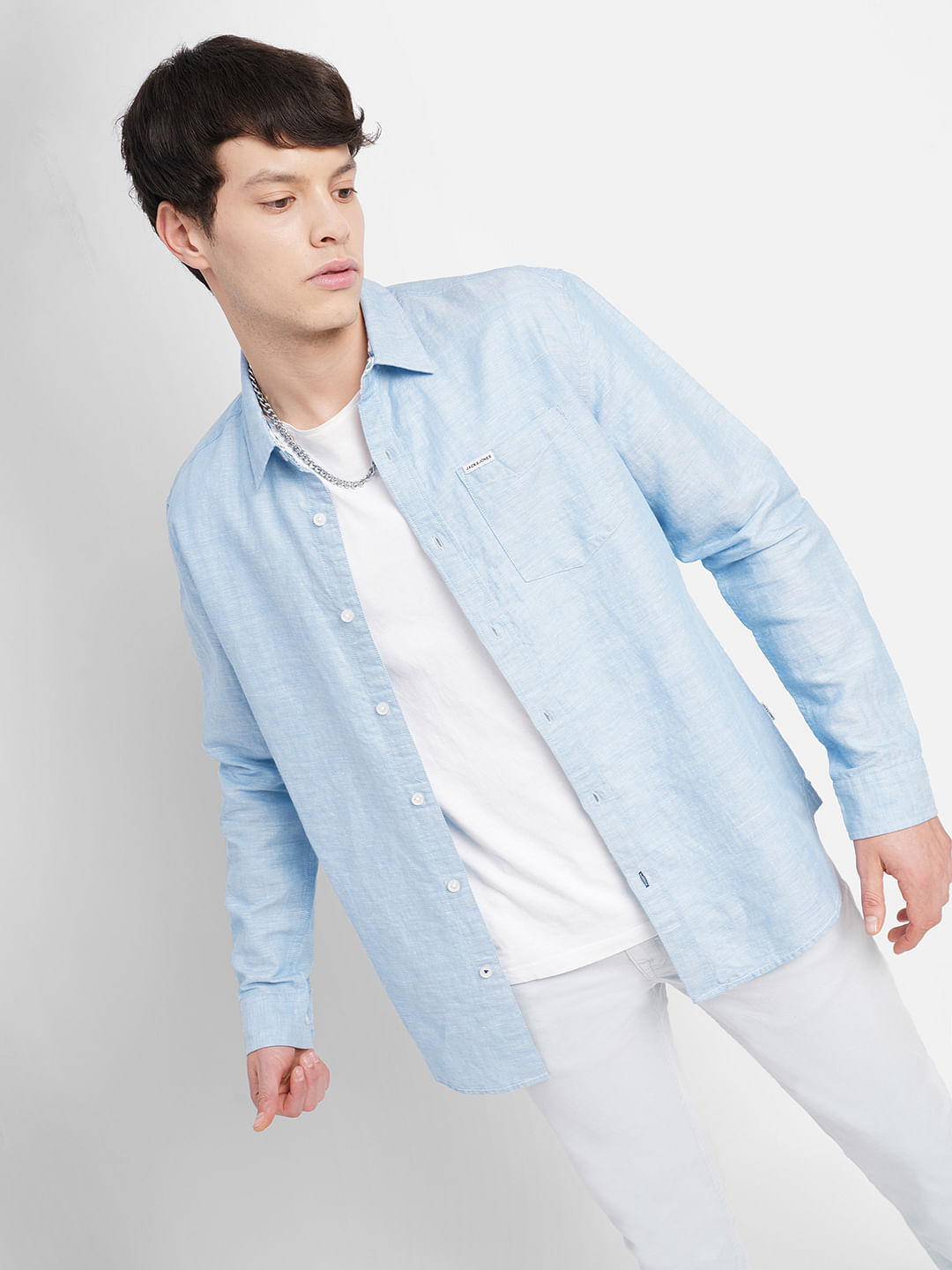 Sky blue deals jeans shirt