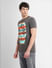 Grey Graphic Print Crew Neck T-shirt_406173+3