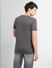 Grey Graphic Print Crew Neck T-shirt_406173+4