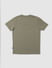 Boys Green Graphic Print V Neck T-shirt_382190+2