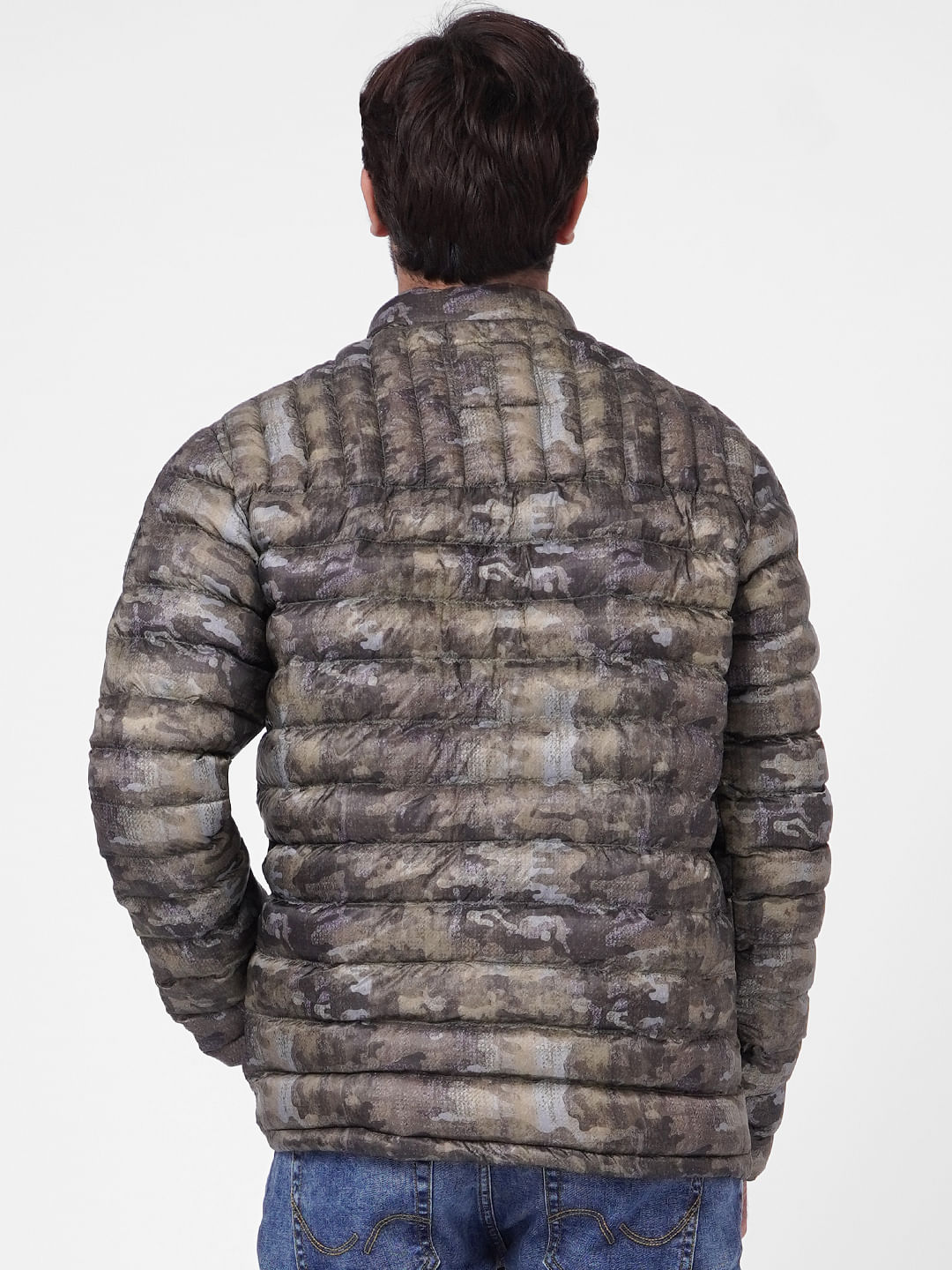 Olive green hotsell camo jacket