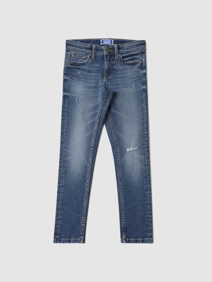 Boys Blue Mid Rise Liam Skinny Fit Jeans