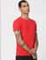 Red Crew Neck T-shirt_58223+2