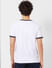 White Logo Print Crew Neck T-shirt_391109+4