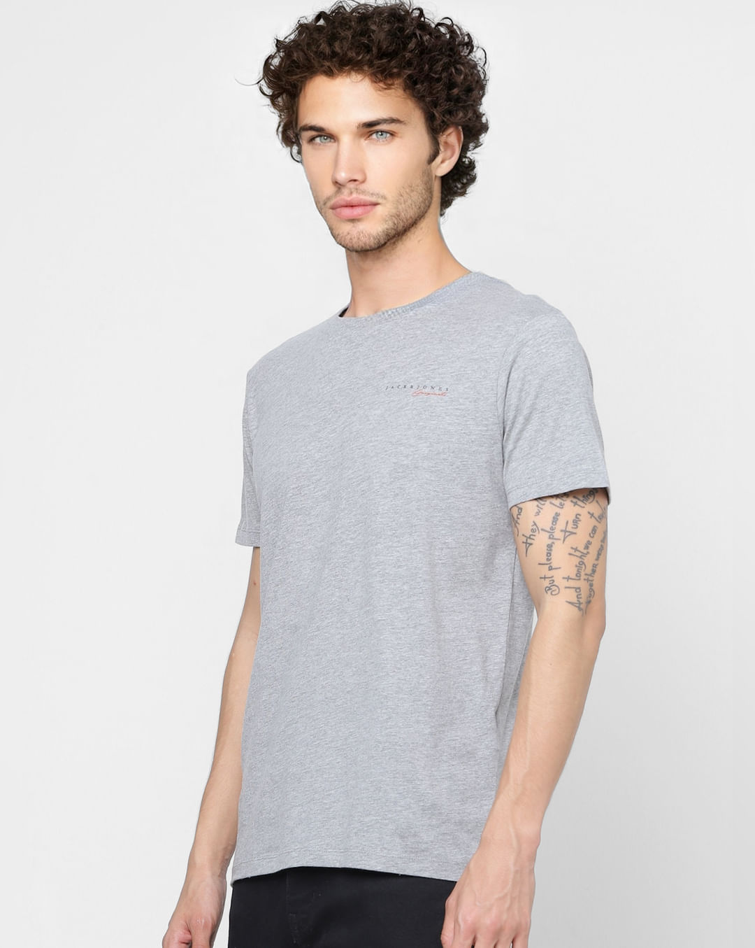 Grey Crew Neck T-shirt