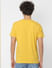 Mustard Yellow Crew Neck T-shirt_391113+4