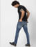 Blue Mid Rise Liam Skinny Fit Jeans 