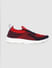 Red Self-Design Sneakers 
