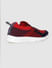 Red Self-Design Sneakers 