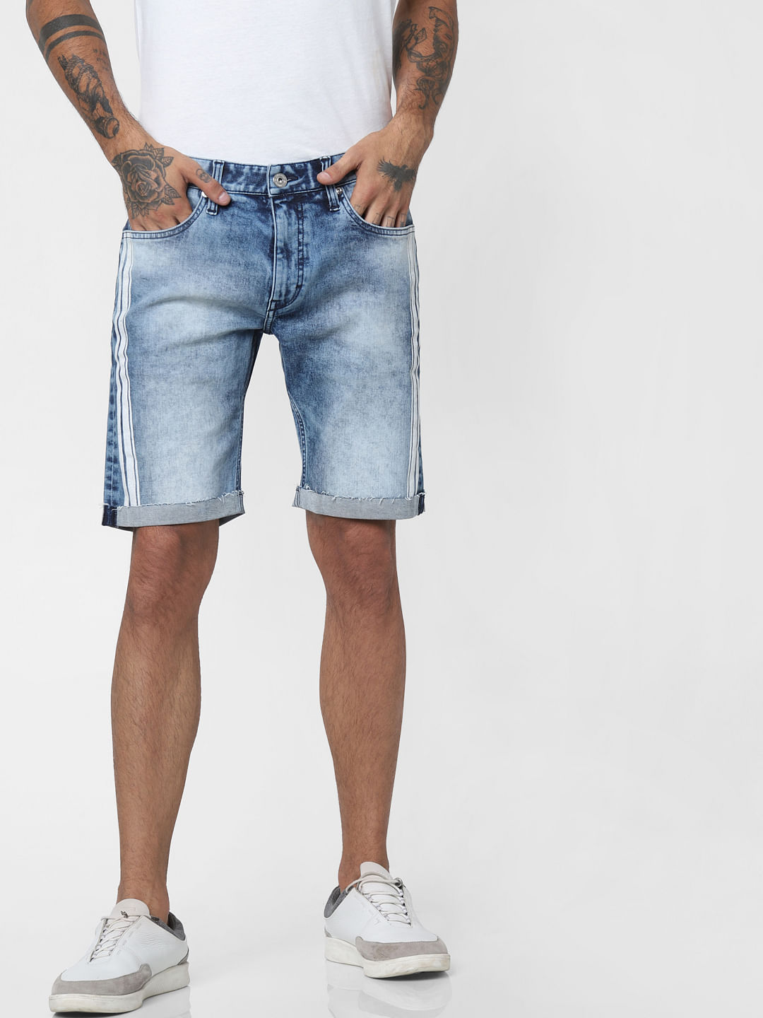 denim shorts for mens online india