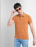 Brown Polo T-shirt_405075+1