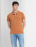 Brown Polo T-shirt_405075+2