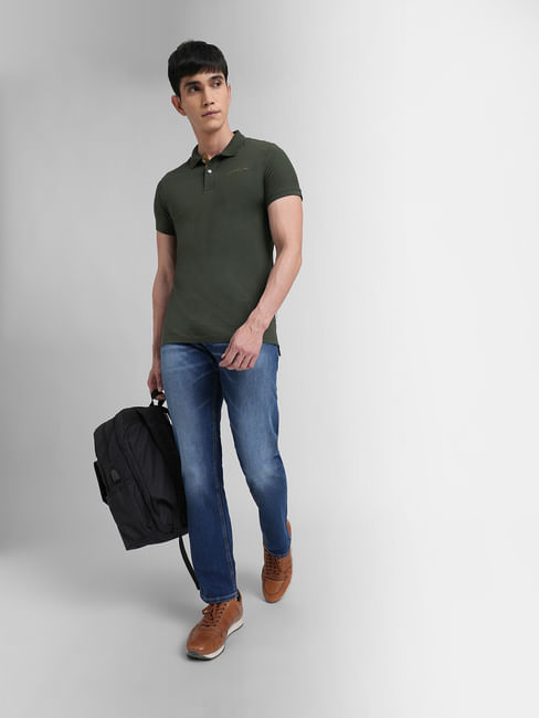 Olive Green Polo T-shirt
