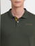 Olive Green Polo T-shirt_405078+5