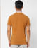 Brown Contrast Tipping Polo T-shirt_405090+4