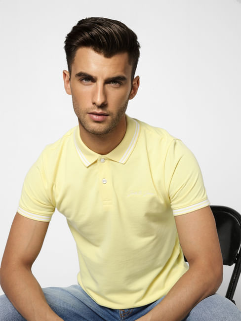 Light Yellow Polo T-shirt