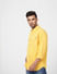 Yellow Cotton Full Sleeves Shirt_405105+3