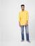 Yellow Cotton Full Sleeves Shirt_405105+6