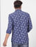 Blue Printed Full Sleeves Shirt_405126+4