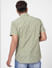 Green Floral Print Short Sleeves Shirt_405141+4