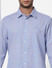 White & Blue Printed Full Sleeves Shirt_405145+5