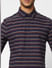 Blue Striped Print Full Sleeves Shirt_405151+5