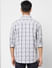 Grey Check Print Full Sleeves Shirt_405154+4