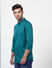 Green Full Sleeves Shirt_405162+3