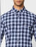 Blue Check Print Full Sleeves Shirt_405163+5
