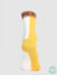 Beige & Yellow Colourblocked Socks 