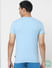 White & Blue V Neck T-shirts - Pack of 2_385281+10