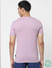 Purple & Black V Neck T-shirts - Pack of 2_385283+11