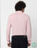 Pink Full Sleeves Regular Fit Jersey Shirt