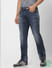 Protect Blue Mid Rise Clark Regular Fit Jeans