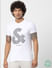 White Graphic Print Crew Neck T-shirt_381869+1