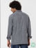 Grey Full Sleeves Zip Up Shirt