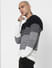 Black & White Hooded Pullover