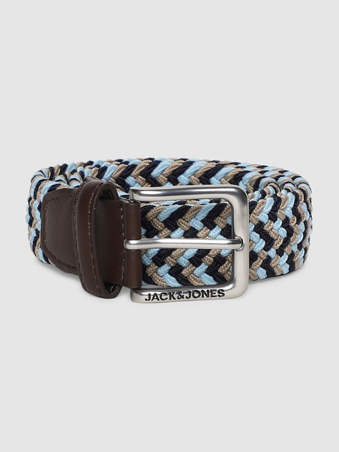 Blue Braided Belt 