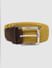 Mustard Yellow Braided Belt