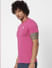 Pink & Black Crew Neck Tshirts - Pack of 2 _385280+10