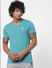 Coral & Blue V Neck Tshirts - Pack of 2 _385294+8