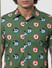 Green Billiards Print Half Sleeves Shirt_385355+6