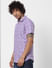 Purple Pizza Slice Print Half Sleeves Shirt_385382+3