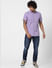 Purple Pizza Slice Print Half Sleeves Shirt_385382+6